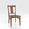 Canadel Canadel Customizable Side Chair - Wood Seat