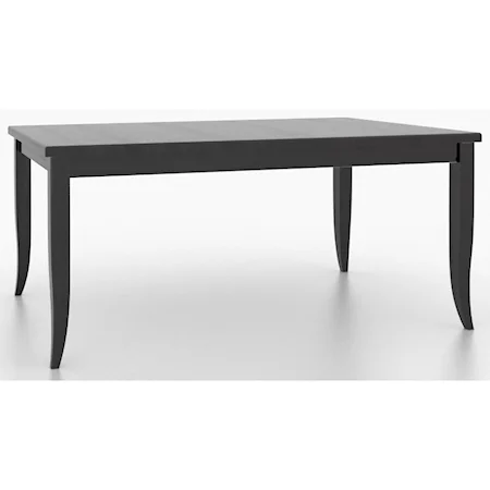 Customizable Rectangular Dining Table with Legs