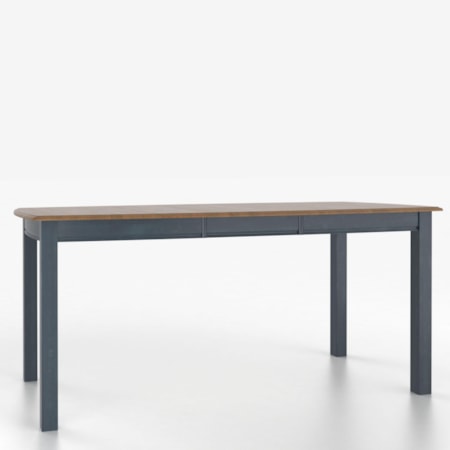 Customizable Boat Shape Counter Table