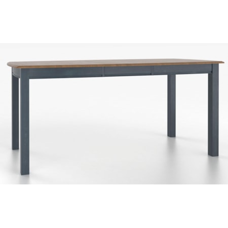 Customizable Boat Shape Counter Table