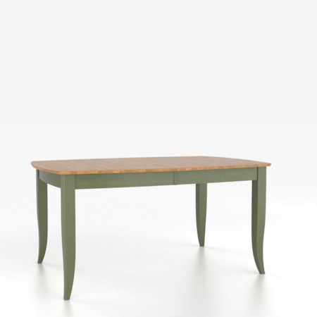 Customizable Boat Shape Table with Legs