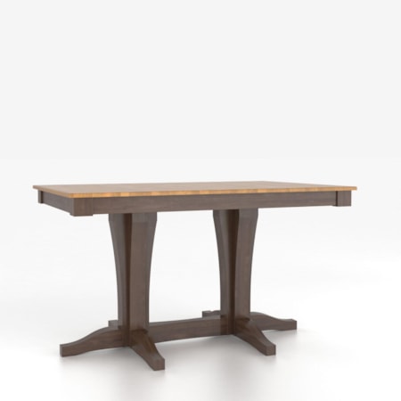 Customizable Rectangular Counter Table
