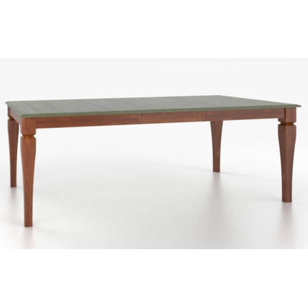 Customizable Rectangular Table with Legs