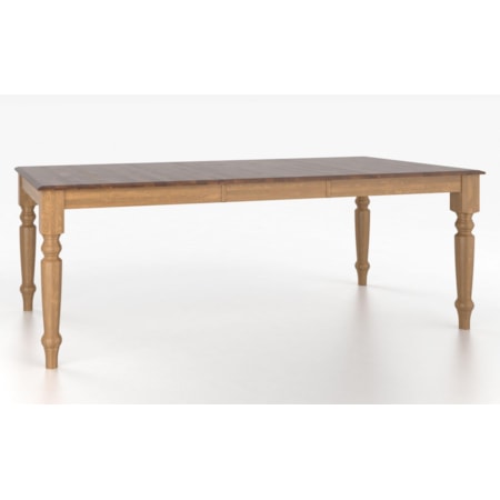 Customizable Rectangular Table with Legs