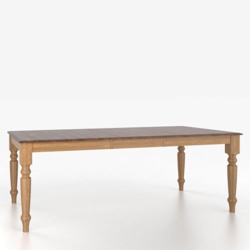 Customizable Rectangular Table with Legs