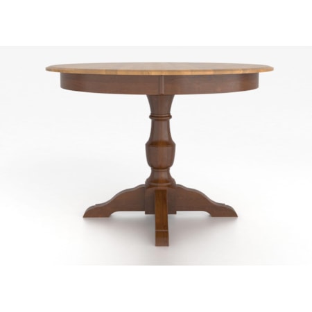 Customizable Round Table with Pedestal