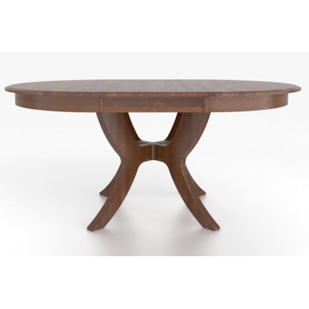 Customizable Round Table with Pedestal