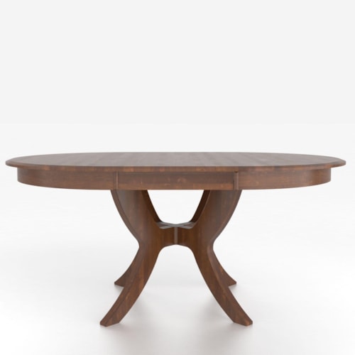 Customizable Round Table with Pedestal