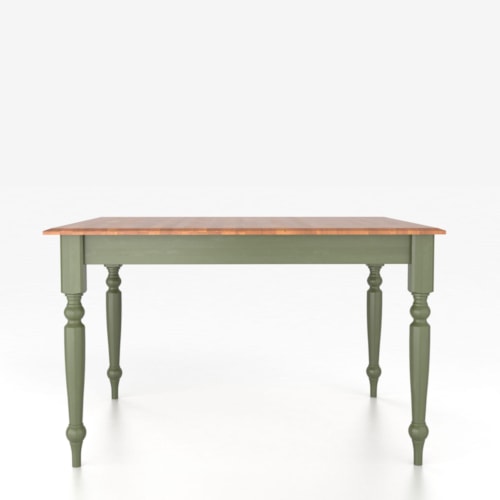 Customizable Square Table with Legs