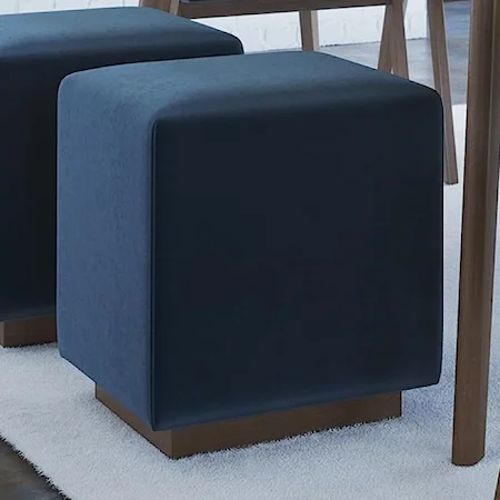 Customizable Cube Upholstered Bench/Ottoman