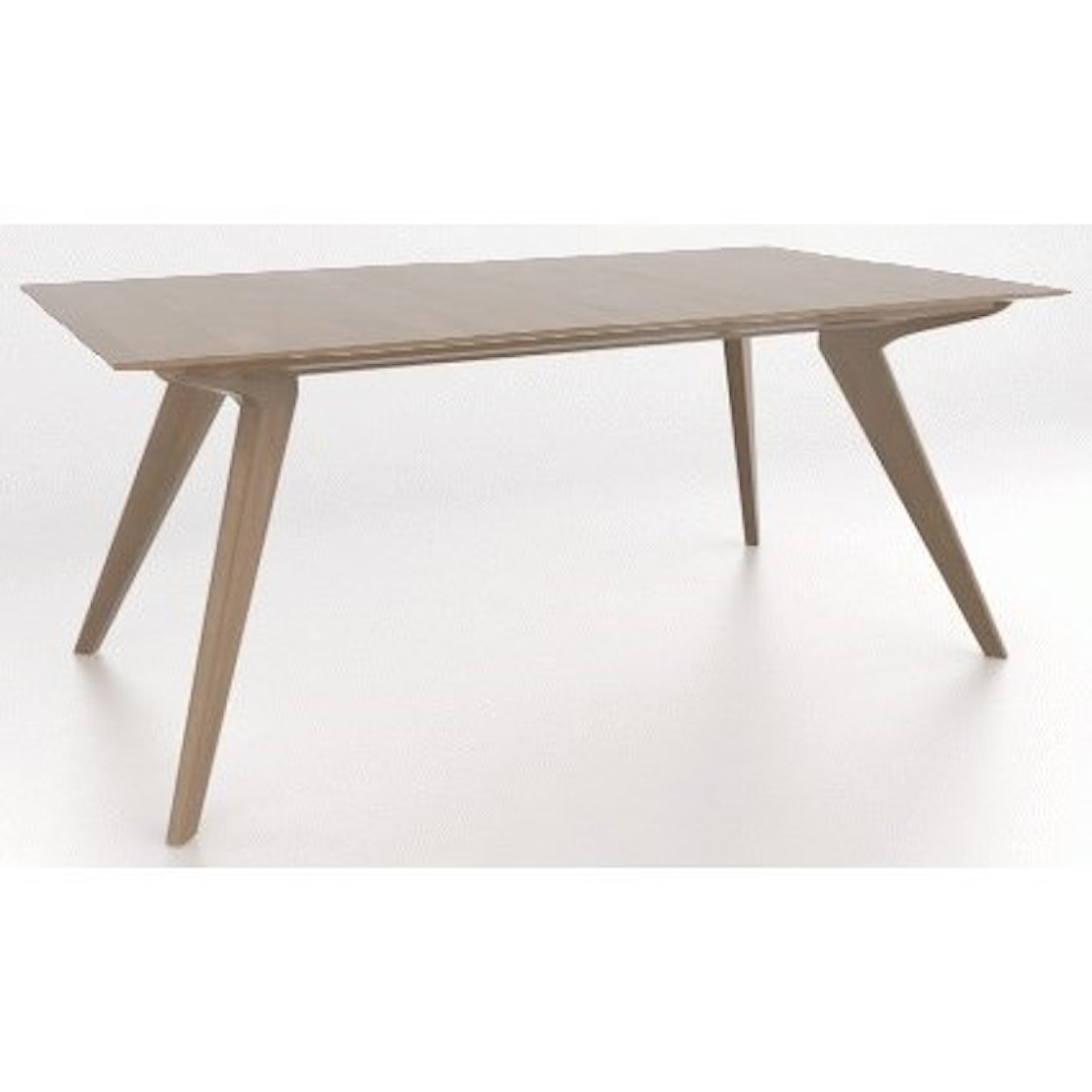 Canadel Downtown Customizable Wood Top Dining Table
