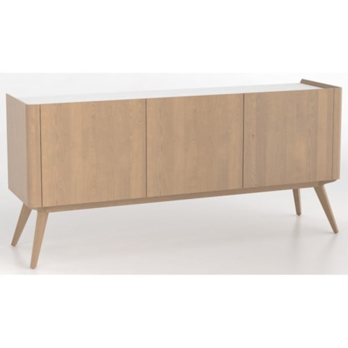 Contemporary 3-Door Buffet