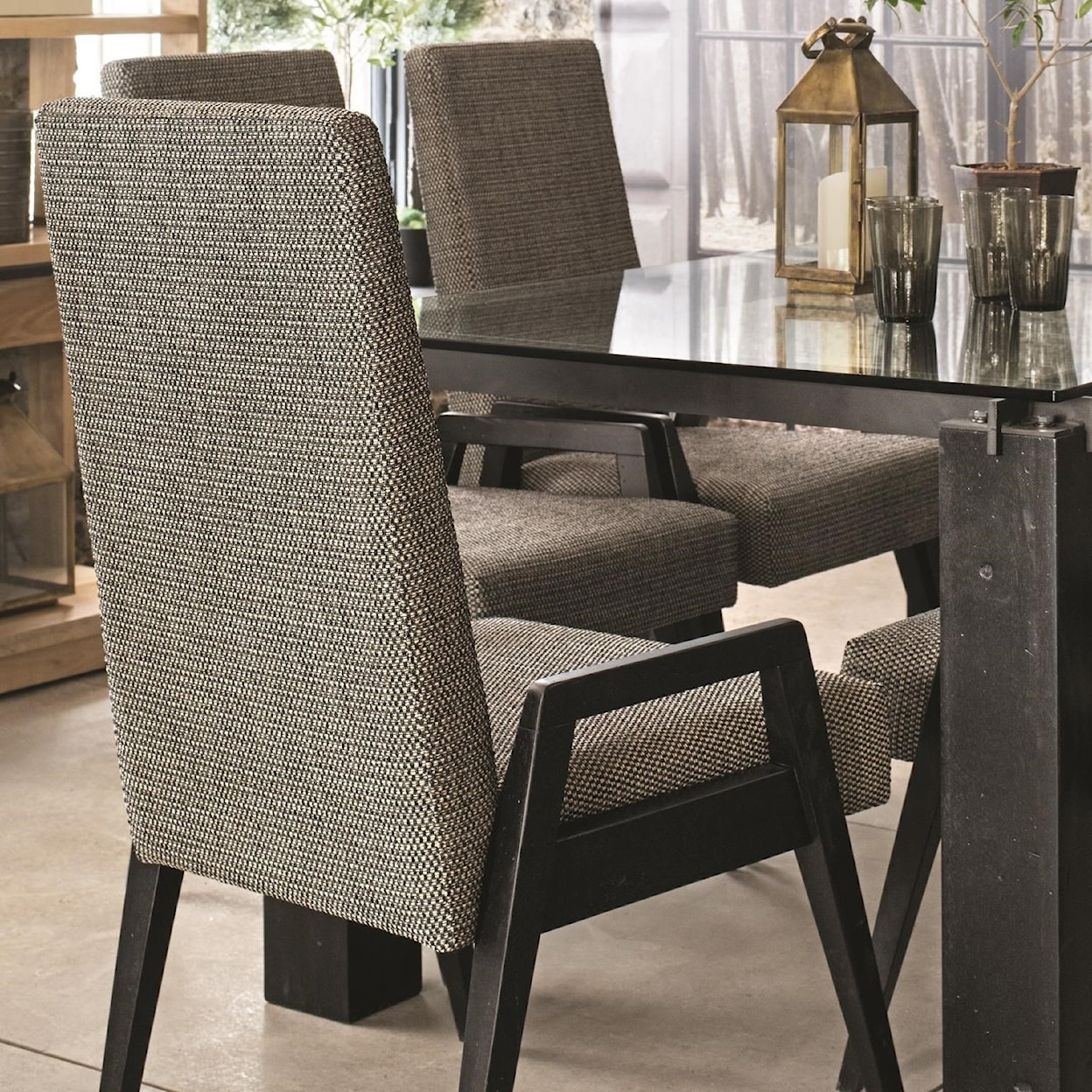 Canadel East Side Customizable Dining Arm Chair