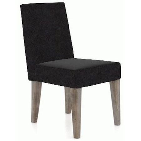 Customizable Dining Side Chair With Upholstered Seat