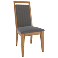 Customizable Dining Chair with Upholstered Seat