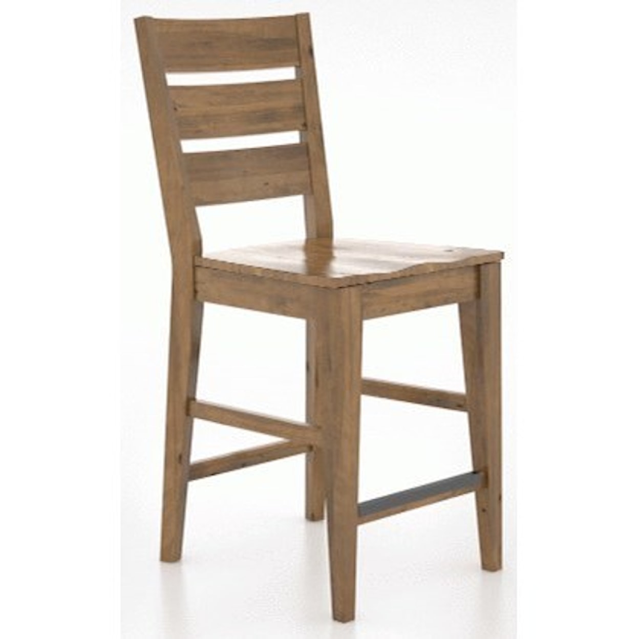 Canadel East Side Counter Height Ladder-Back Stool