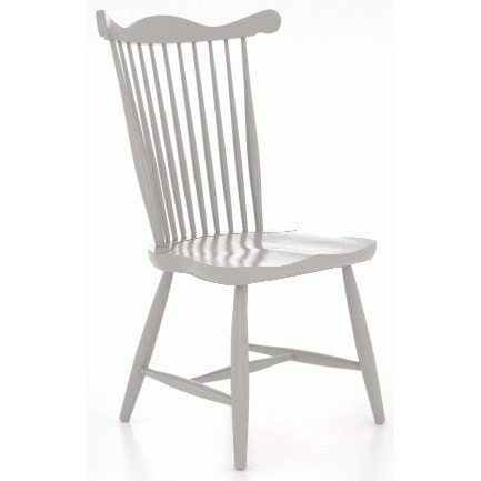 Customizable Side Chair with Spindle Back