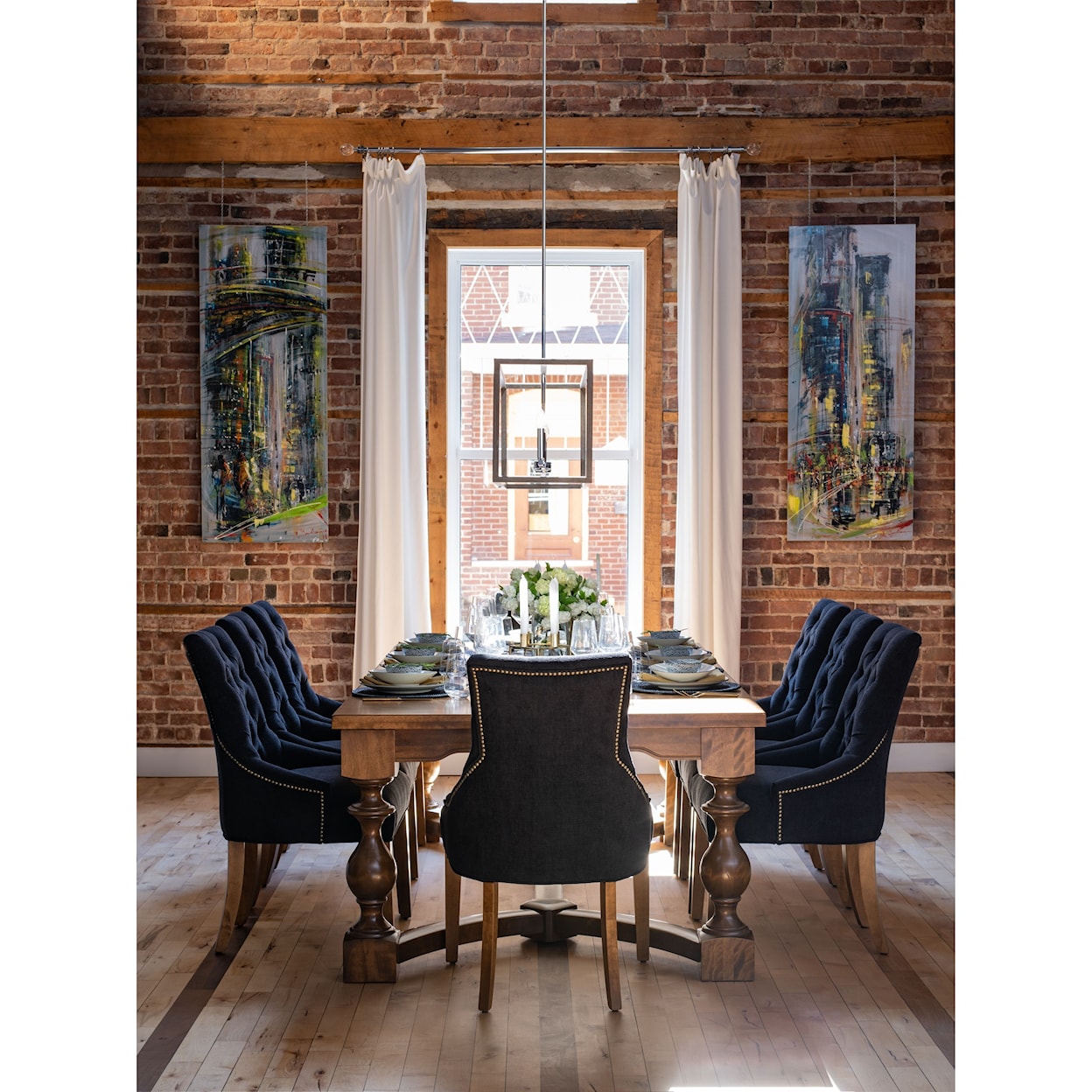 Canadel Farmhouse Customizable Dining Table