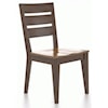 Canadel Gourmet Customizable Chair with Ladder Back