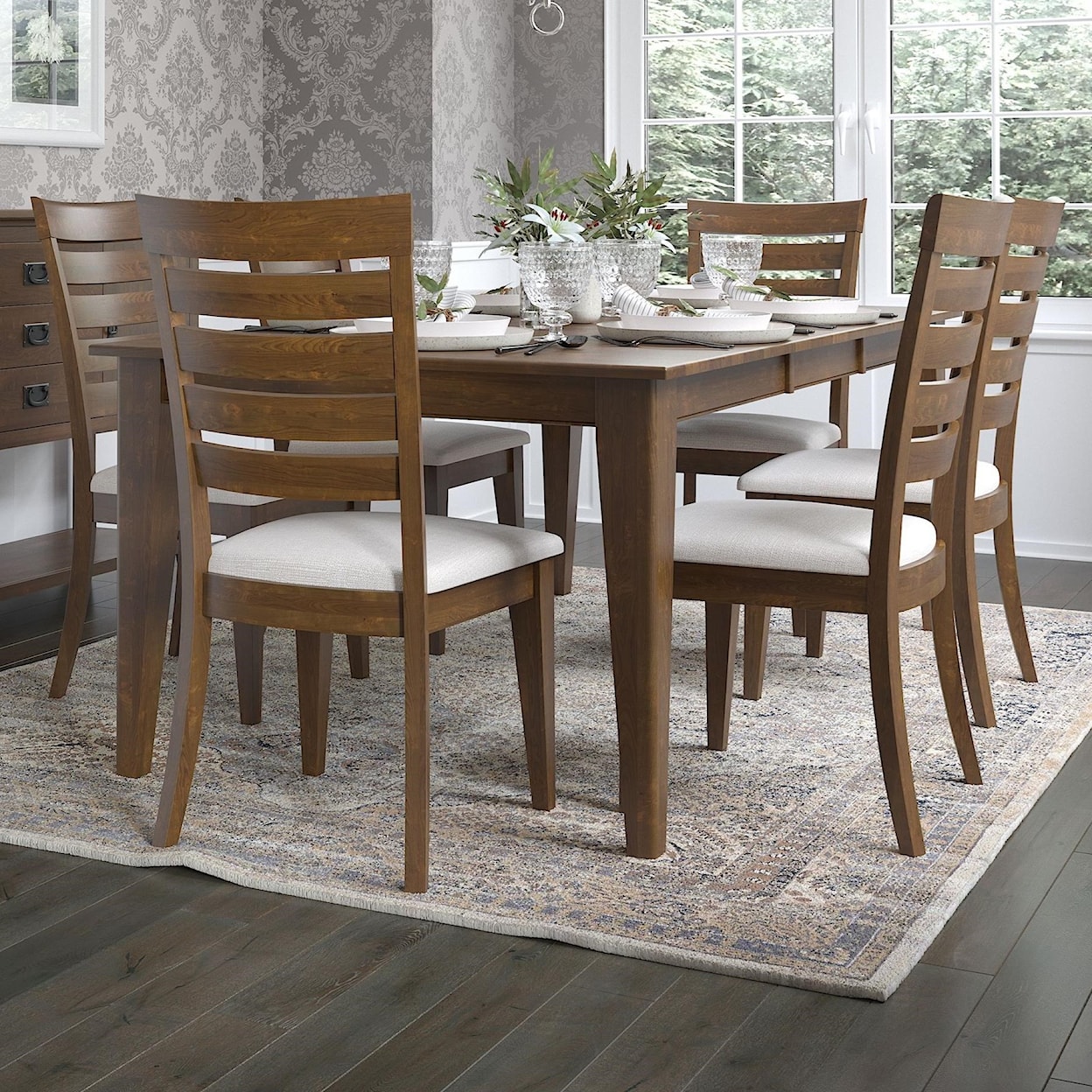 Canadel Gourmet - Custom Dining Customizable Rectangular Table Set