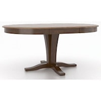 Customizable Round/Oval Table with Pedestal