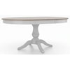 Canadel Gourmet - Custom Dining Customizable Round/Oval Table with Pedestal