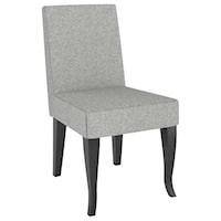 Transitional Customizable Upholstered Dining Side Chair