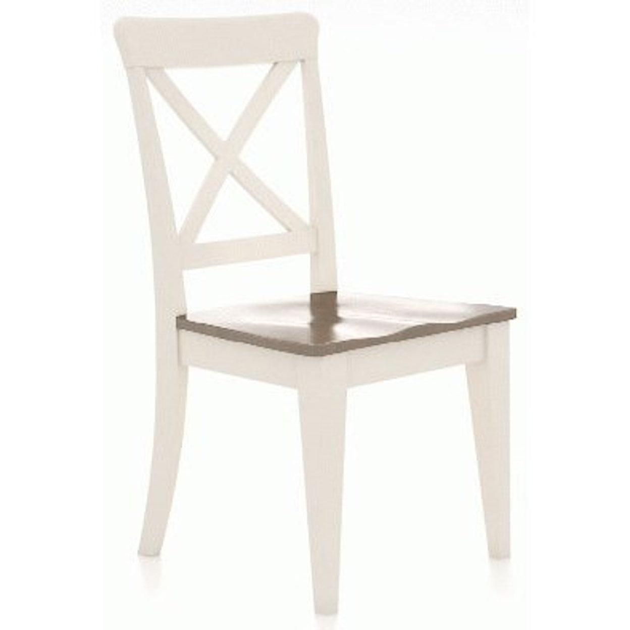 Canadel Gourmet. Customizable Petite X-Back Side Chair