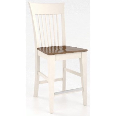 Transitional Customizable 24" Fixed Stool