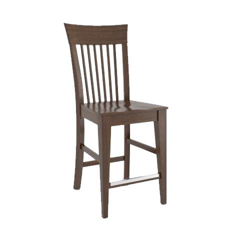 Transitional Customizable 24" Fixed Stool