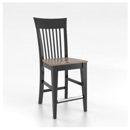 Transitional Customizable 24" Fixed Stool