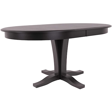 Customizable Oval Table with Pedestal