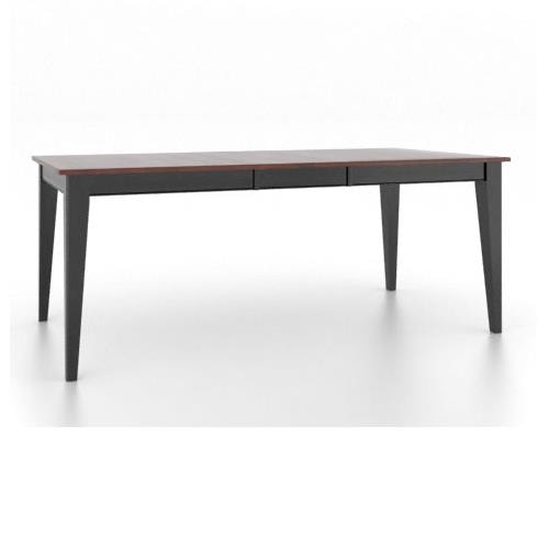 Transitional Customizable Rectangular Table with Leaf