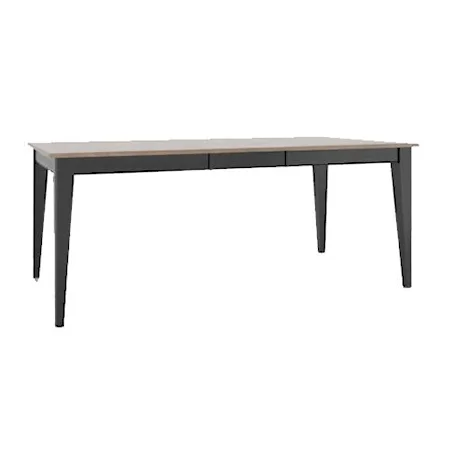 Customizable Rectangular Table with Legs