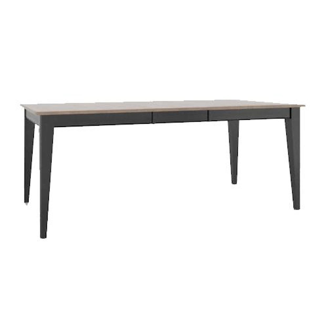 Canadel Gourmet Customizable Rect. Table w/ Legs