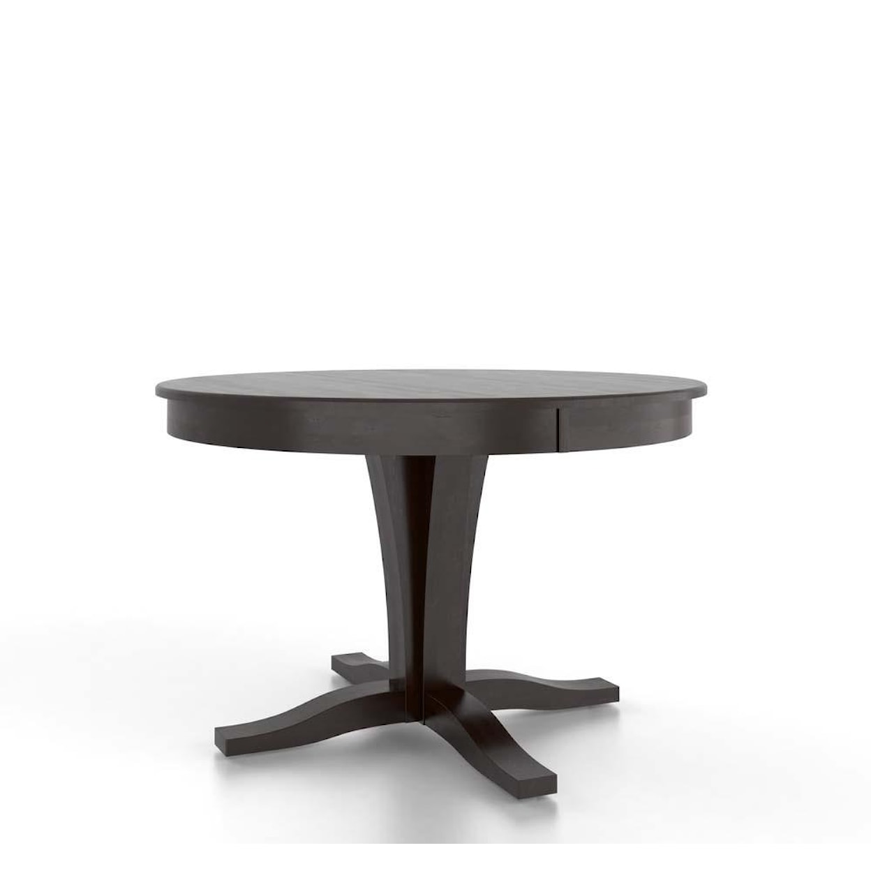 Canadel Gourmet. <b>Customizable</b> Round Table w/ Pedestal