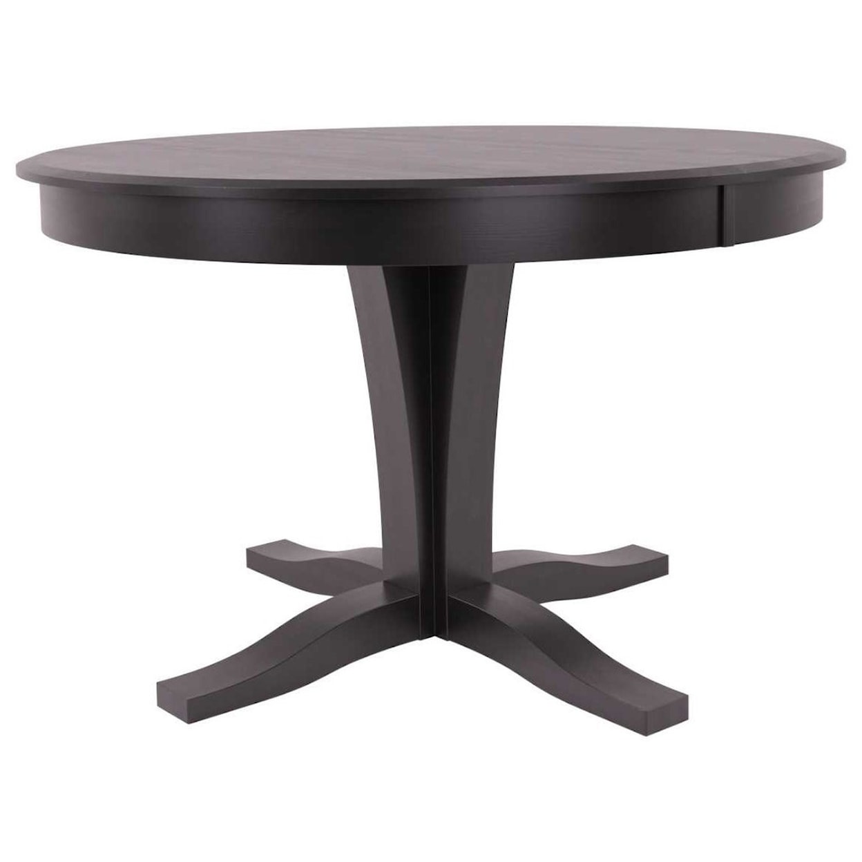 Canadel Gourmet. Customizable Round Table w/ Pedestal