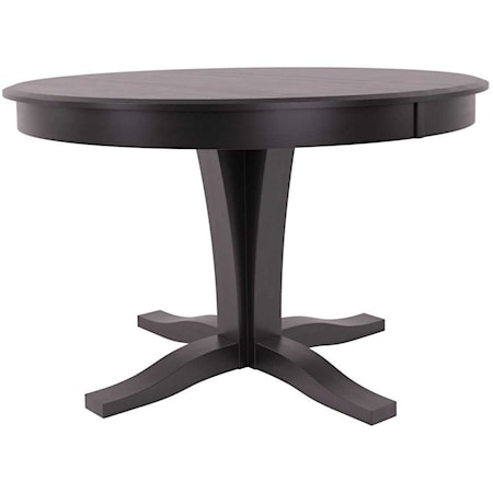 Customizable Round Table with Pedestal