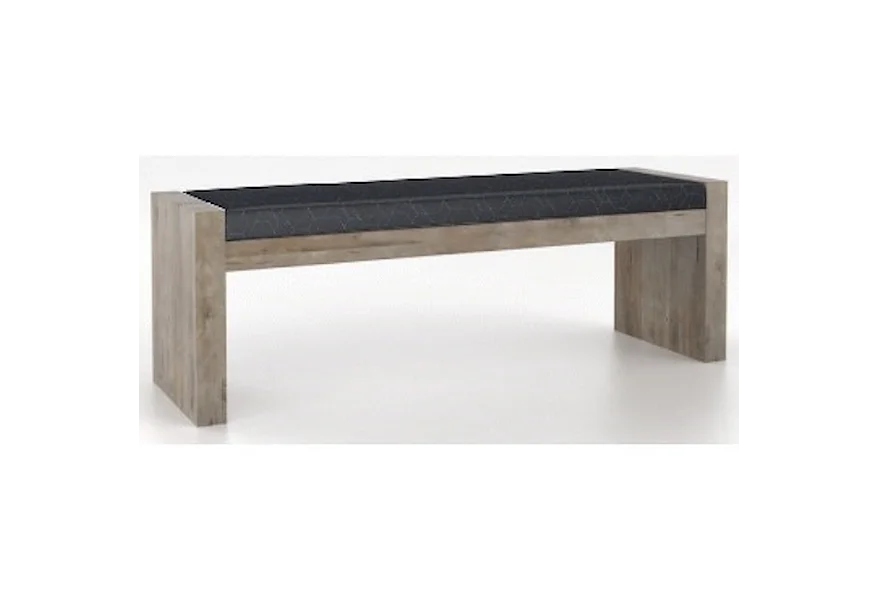Loft - Custom Dining Customizable Upholstered Bench by Canadel at Williams & Kay