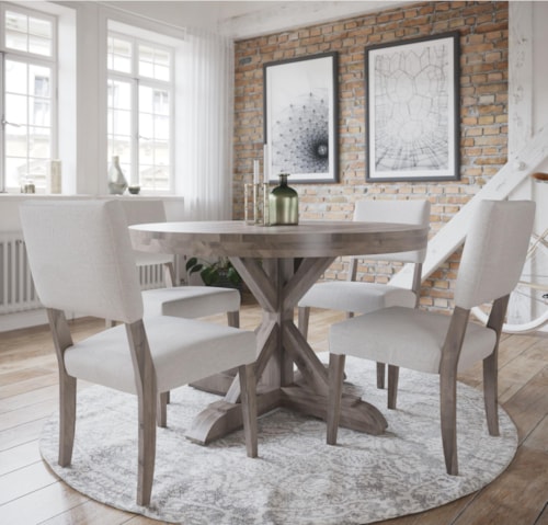 Customizable Round Table Set