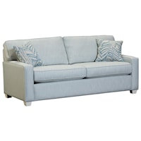 Contemporary Queen Sleeper Sofa with Cozy Mattress
