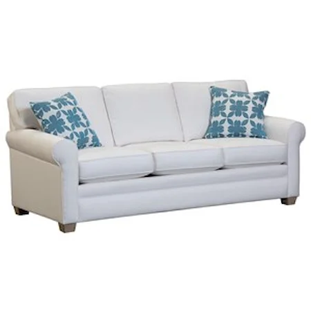 Casual Rolled Arm Sofa