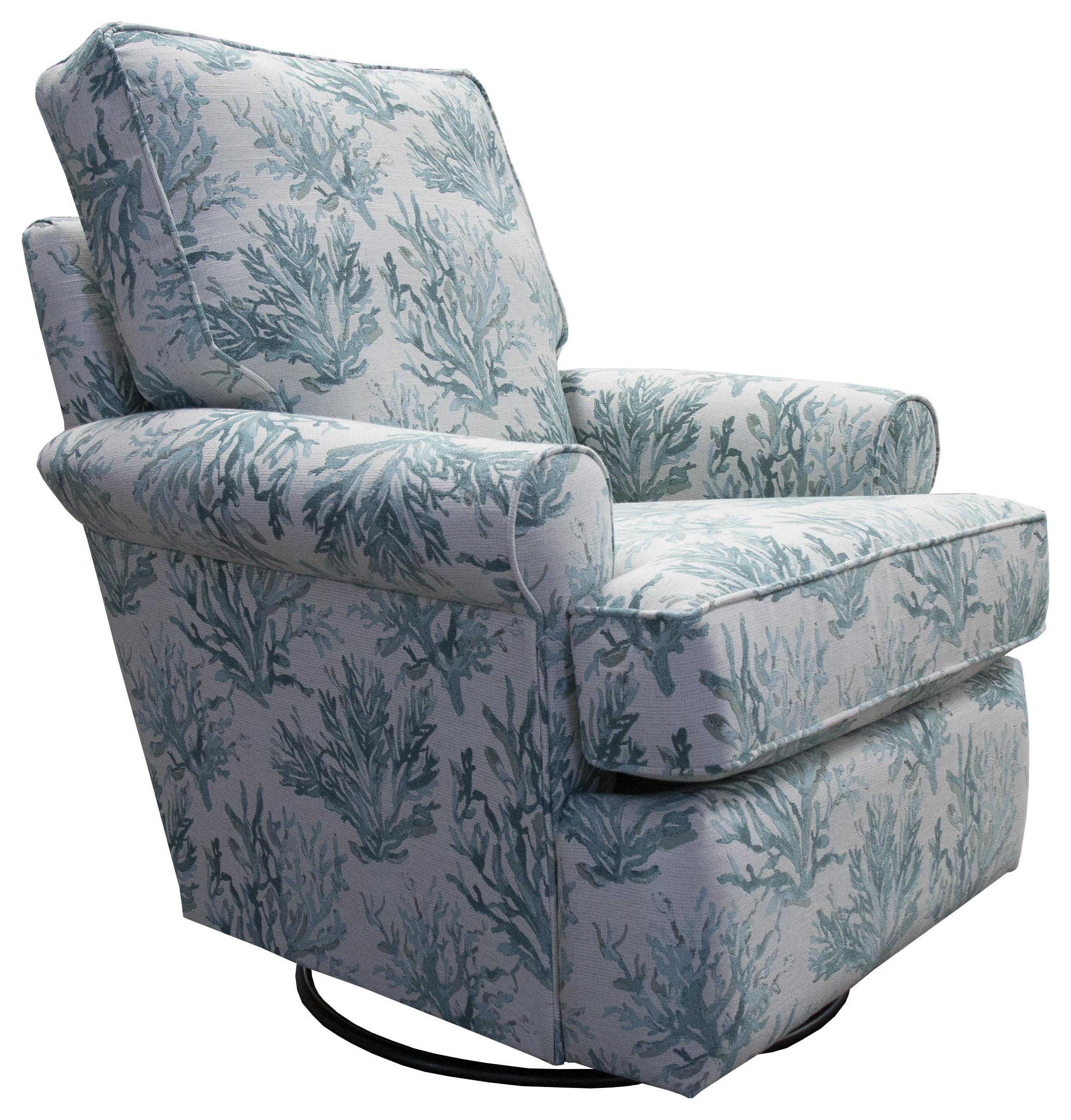 Capris Furniture SG121 107454972 Casual Swivel Glider Chair Baer s Furniture Upholstered Chairs