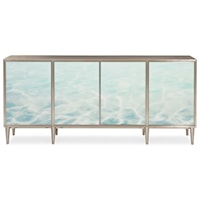 Contemporary Sideboard with Adjustable Shelves