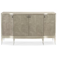 May I Serve You Silver Leaf Credenza