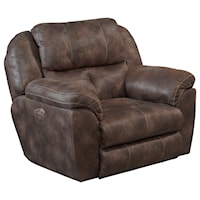 Power Headrest Lay-Flat Recliner