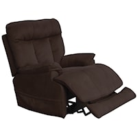 Casual Power Lay Flat Recliner with Power Headrest and Lumbar