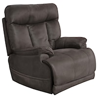 Casual Power Lay Flat Recliner with Power Headrest and Lumbar