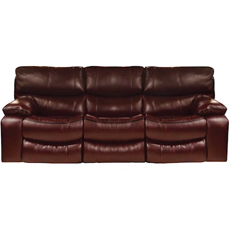 Lay Flat Reclining Sofa with Welt Stitching