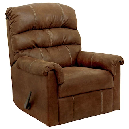 Rocker Recliner with Channel Back